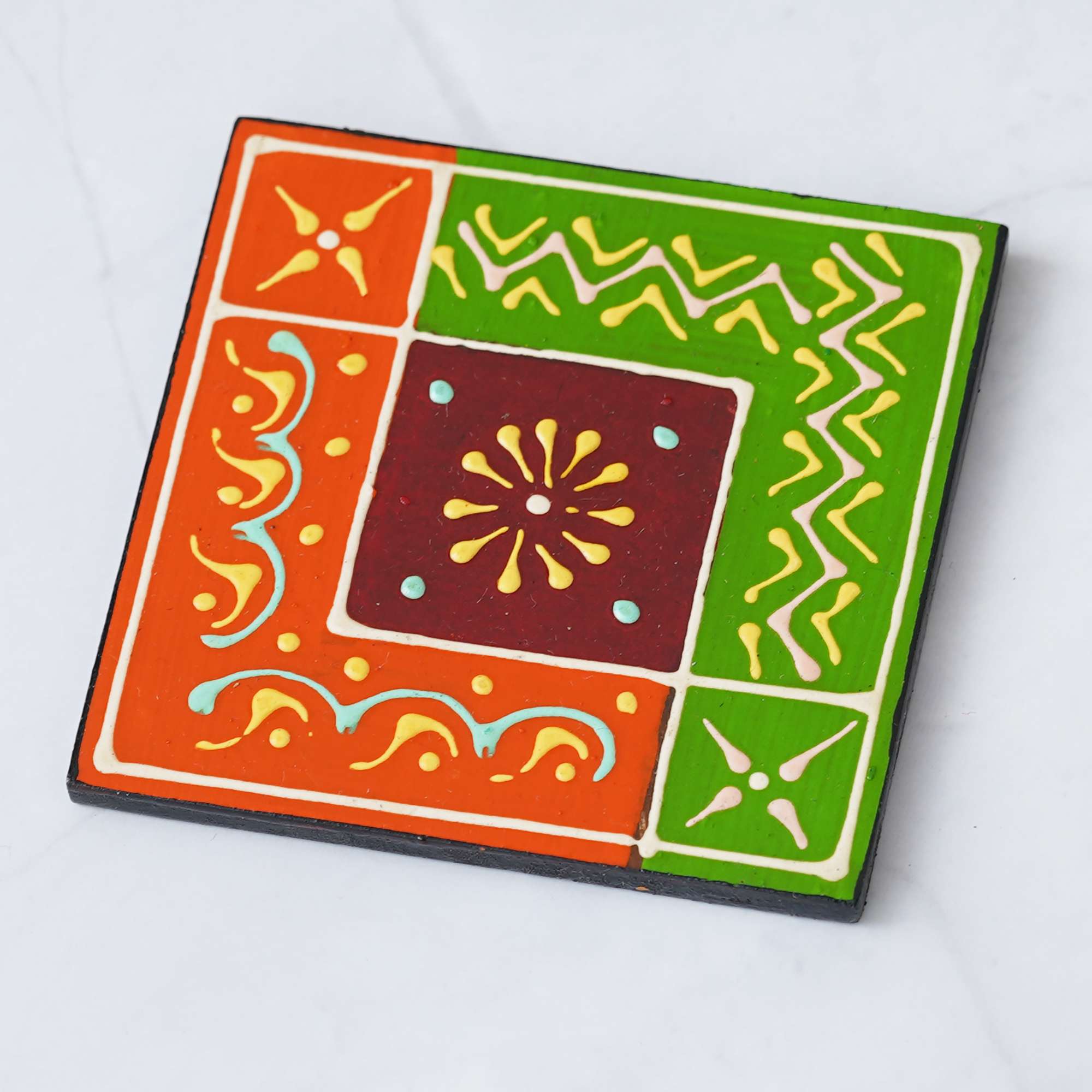 Handcrafted Wooden Tea Coasters: Elegant Protection for Your Table - Image 2