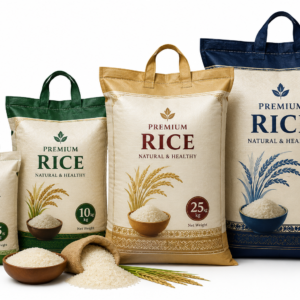 Premium Jute Rice Packaging Bags